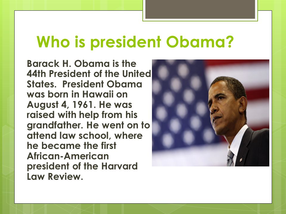 Obama Becomes a President Done By: Sura Shalabi Grade 6/D