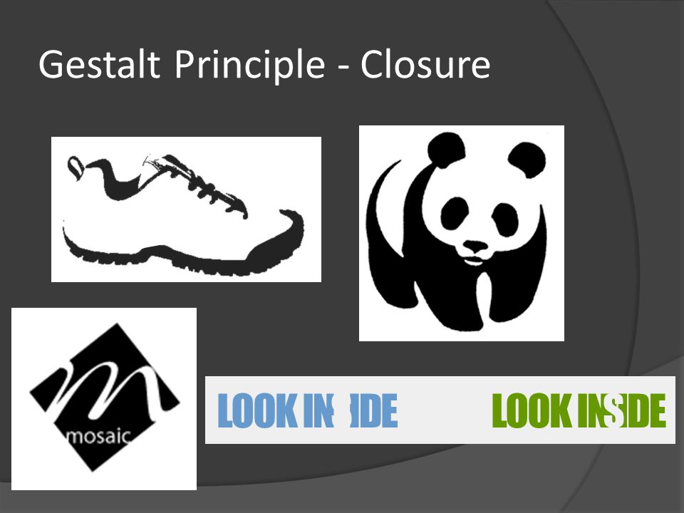 Gestalt Principle - Closure