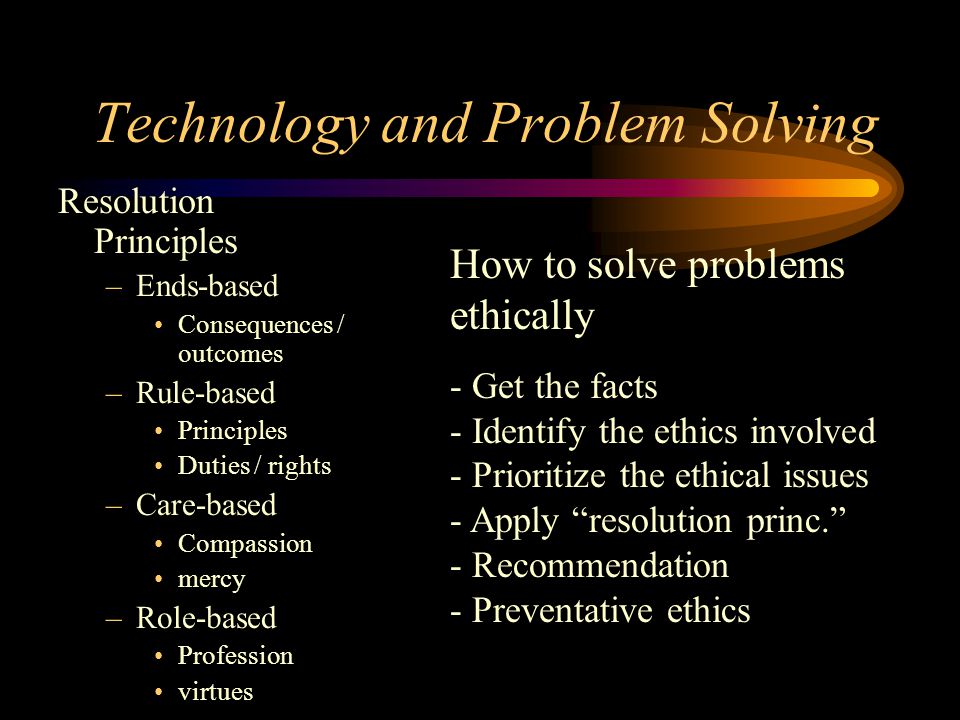 problem solving technology