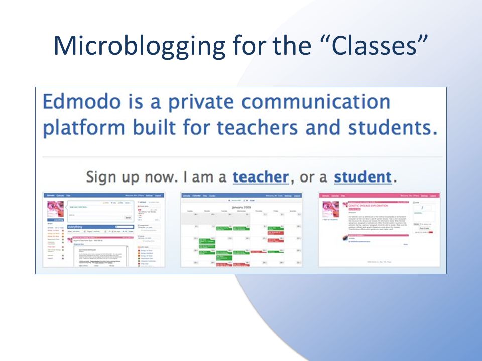 Microblogging for the Classes