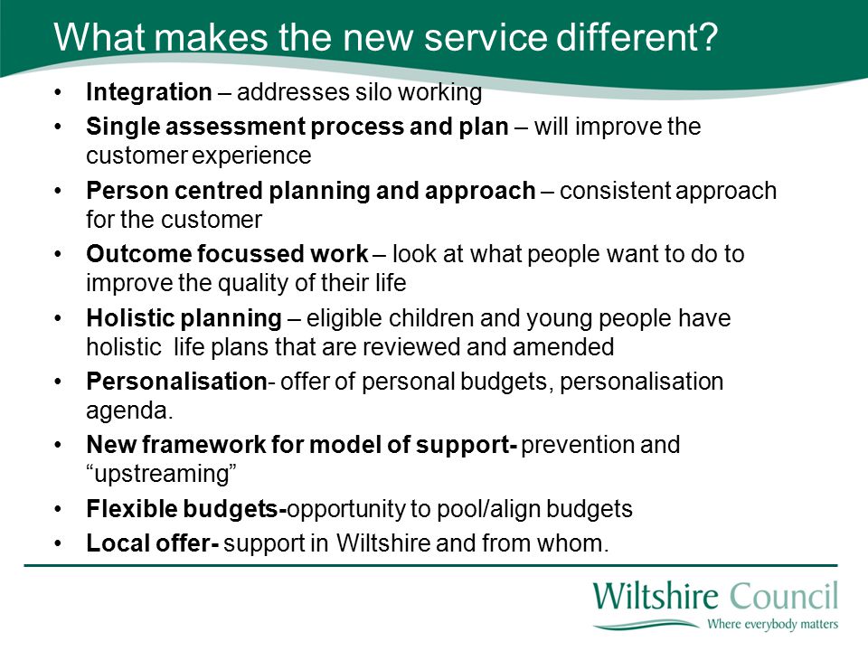What makes the new service different.