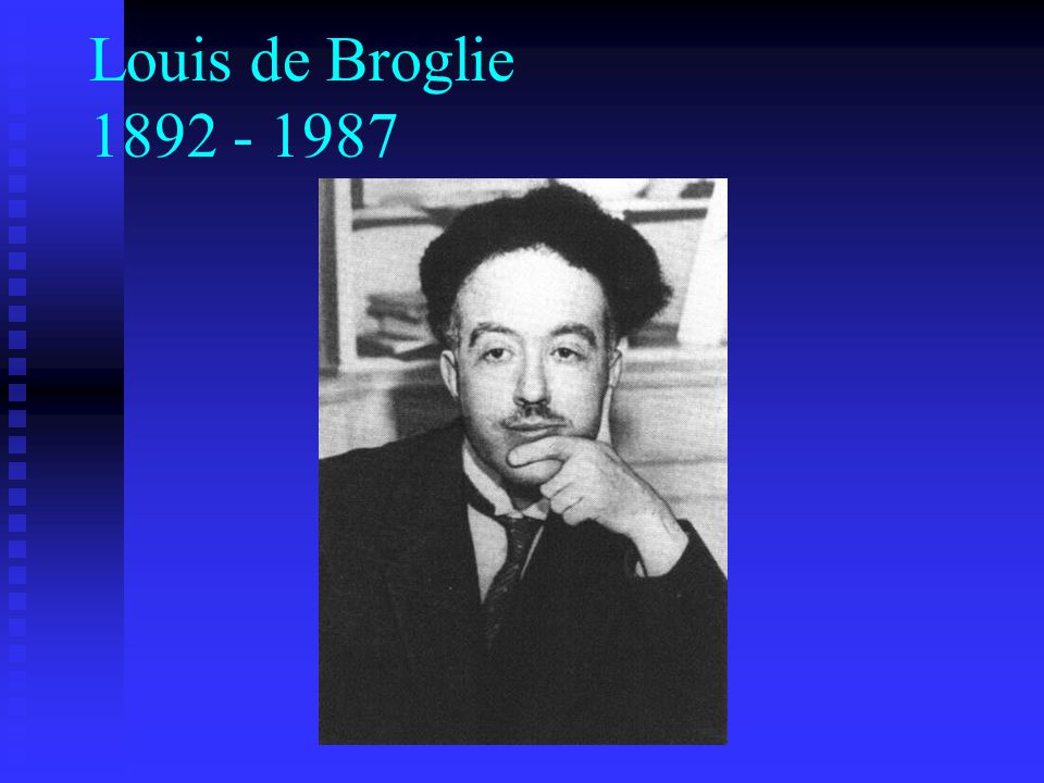 Modern Physics lecture 3. Louis de Broglie ppt download