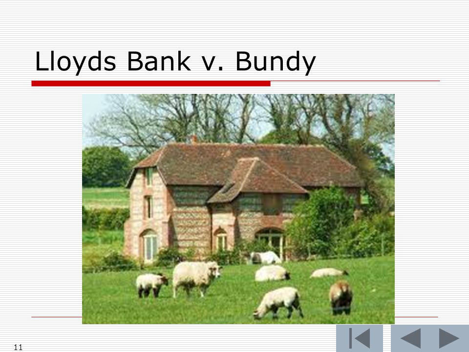 11 Lloyds Bank v. Bundy