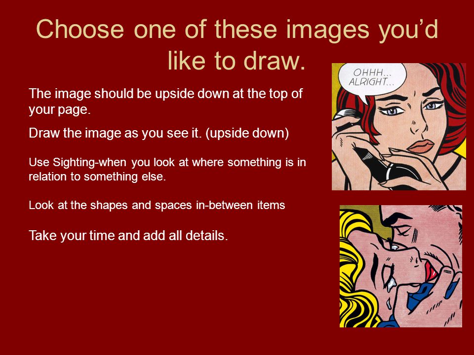 Choose one of these images you’d like to draw.
