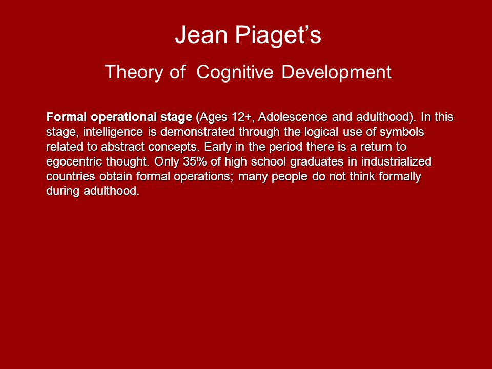 formal operational intelligence
