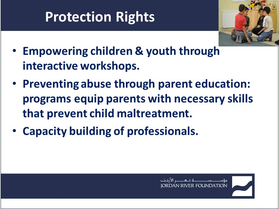 Protection Rights Empowering children & youth through interactive workshops.