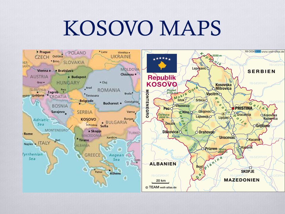 KOSOVO MAPS