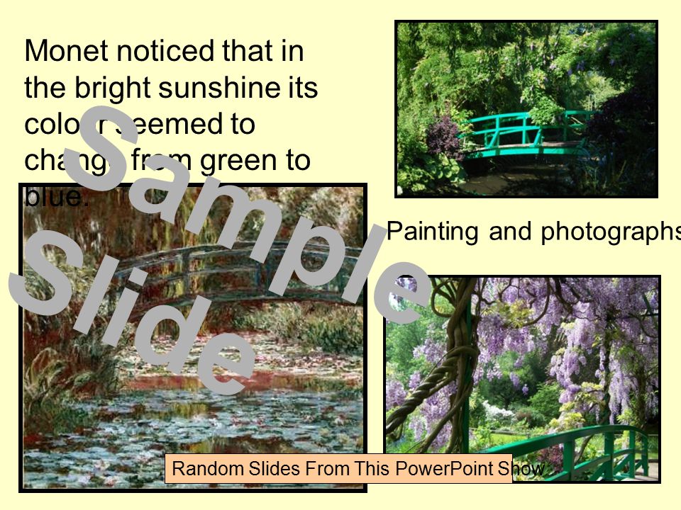 Monet’s Bridge Monet’s Pond