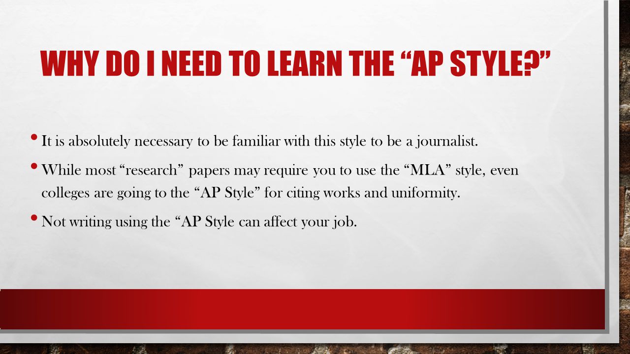 AP STYLEBOOK CHAPTER 26 - HOW TO WRITE LIKE A JOURNALIST – PART 26