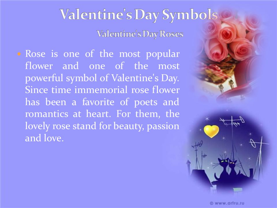 Rose is one of the most popular flower and one of the most powerful symbol of Valentine s Day.