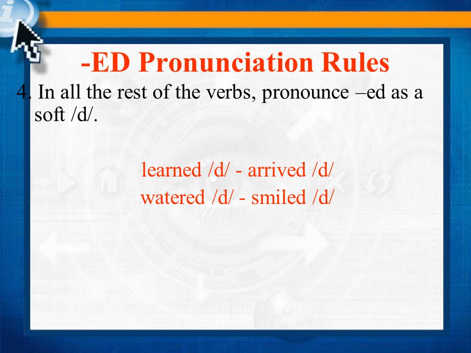 -ED Pronunciation Rules 3.