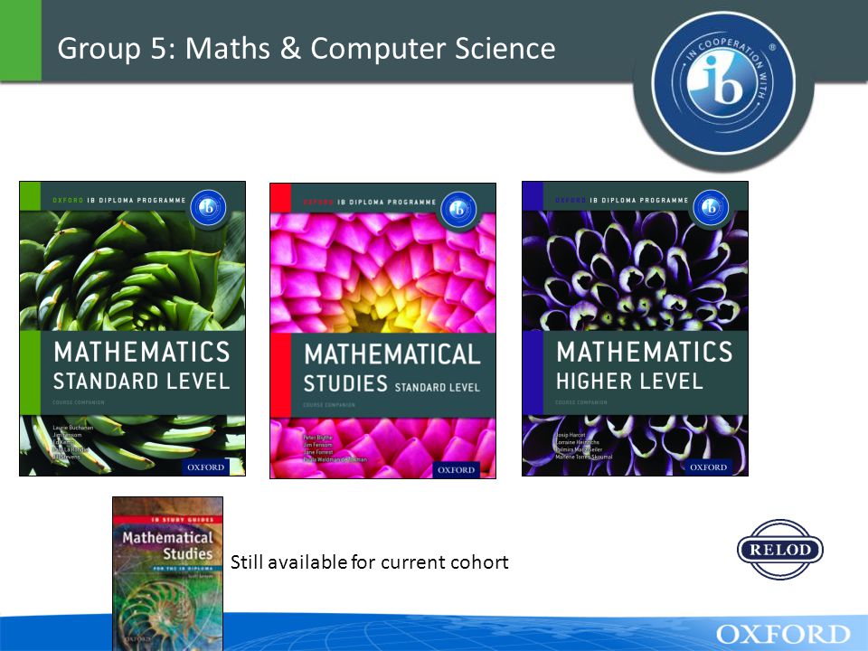 Group 5: Maths & Computer Science Still available for current cohort
