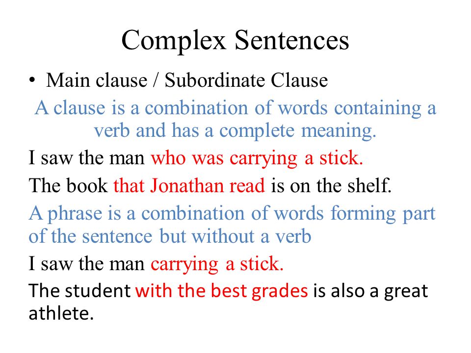 Basic Patterns and Elements of the Sentence Simple Sentences: 1.I saw a boy.  The boy was riding a bicycle. 2.I saw a boy riding a bicycle. - ppt download