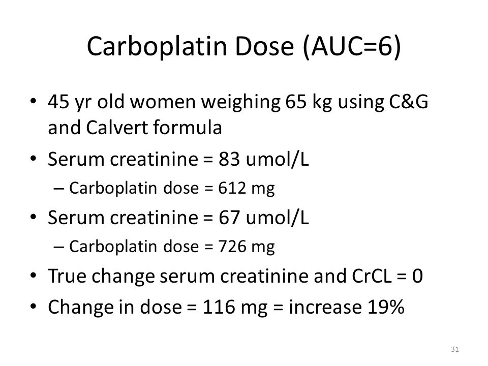 9+ Carboplatin Dose Calculator