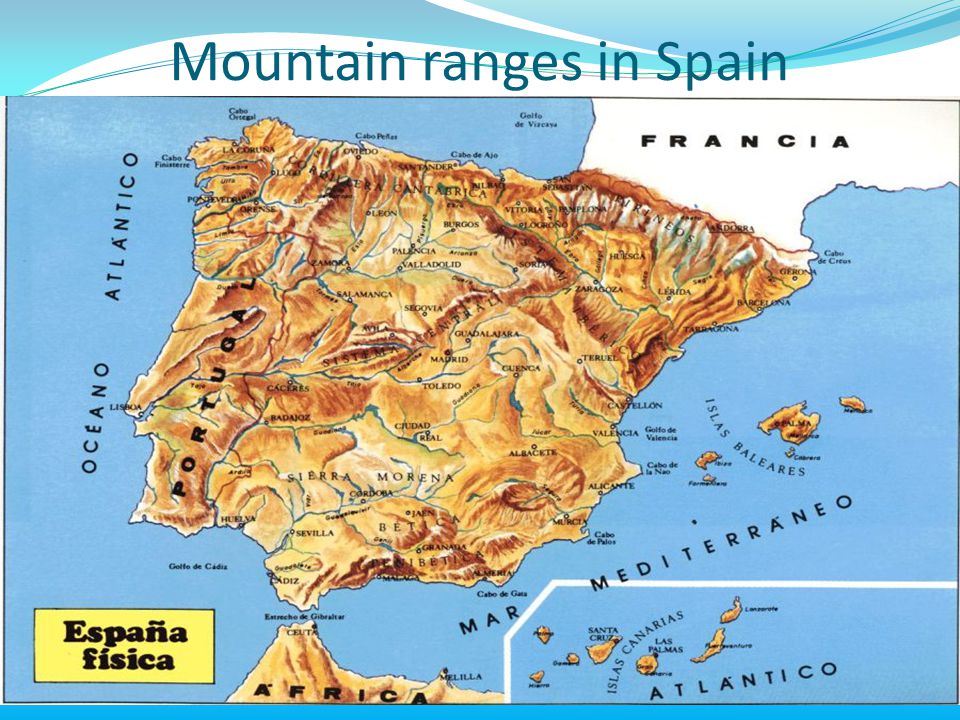 Spain. Physical and Outline maps of Spain The Europe Map of Spain. - ppt  download