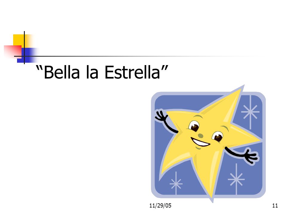 11/29/0511 Bella la Estrella