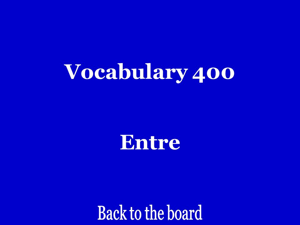 Vocabulary 400 Between