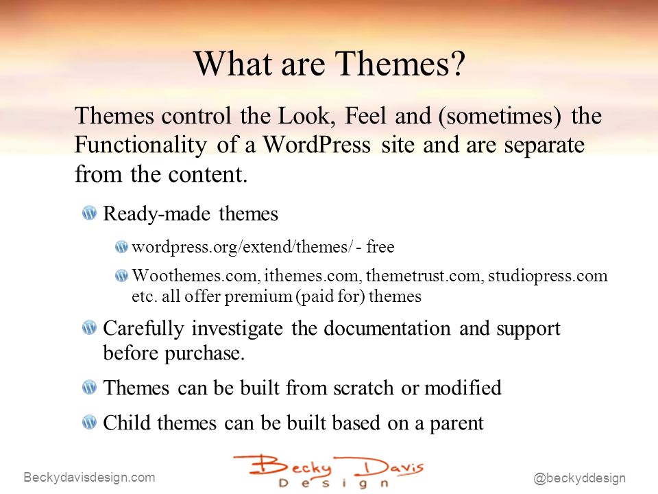 What are Themes.