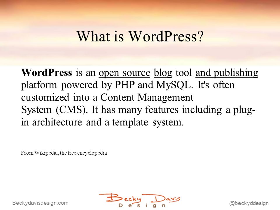 What is WordPress.