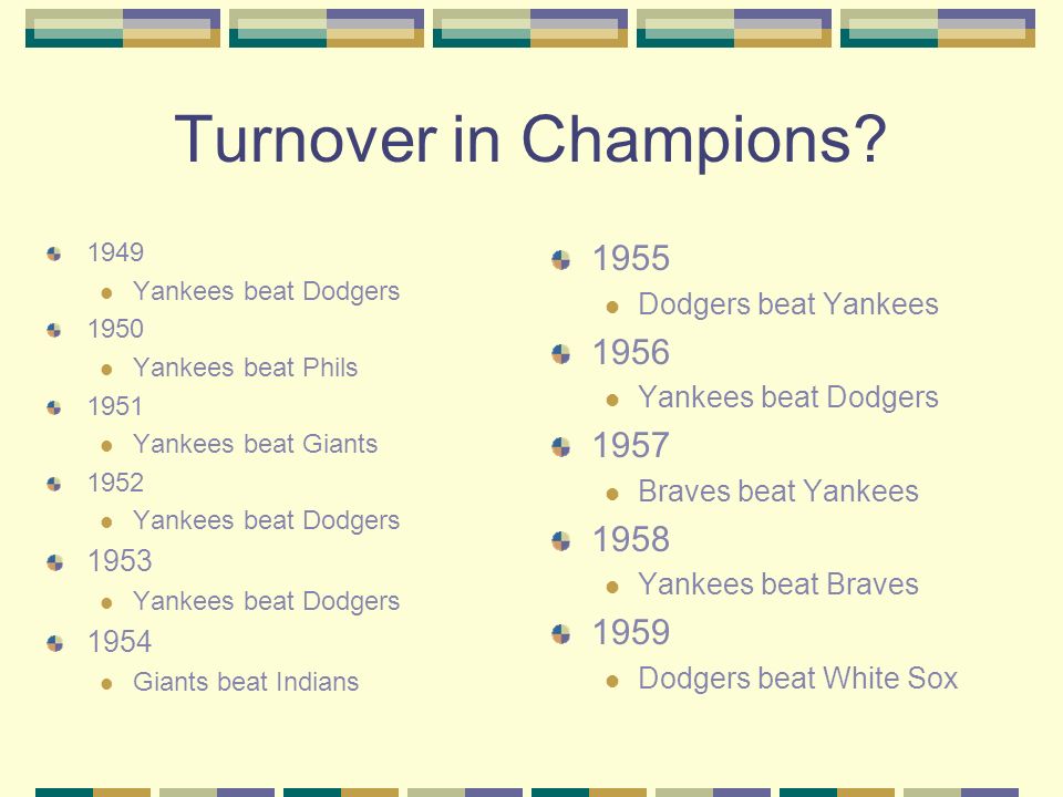 Turnover in Champions.