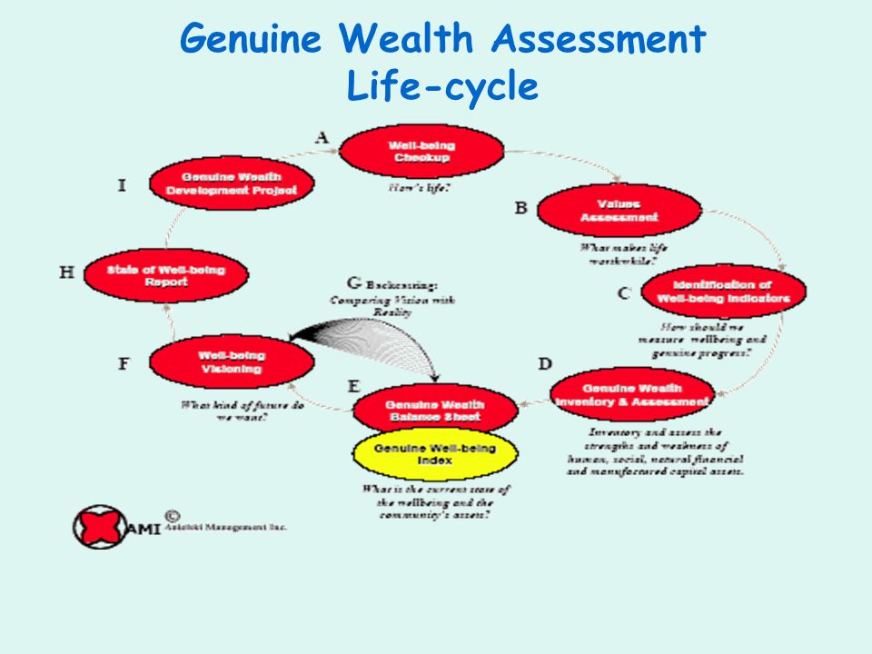 Genuine Wealth Assessment Life-cycle