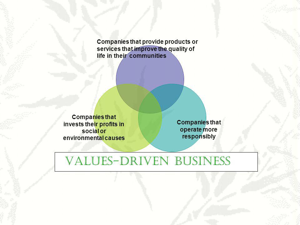 Values-Driven Business