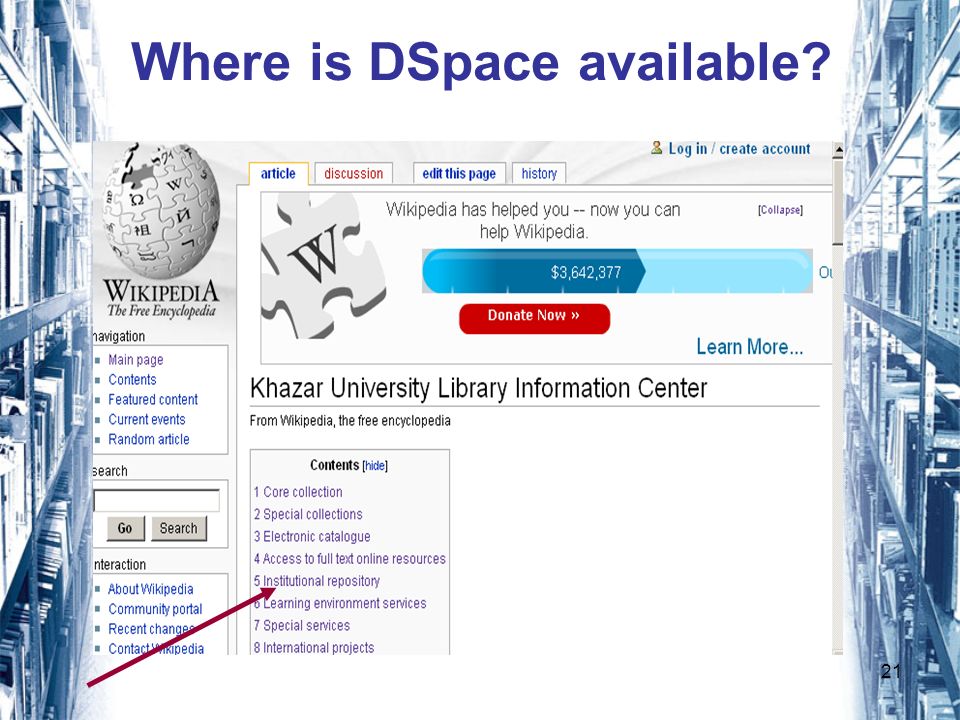 21 Where is DSpace available