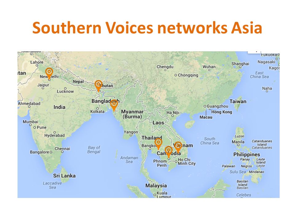 Southern Voices networks Asia