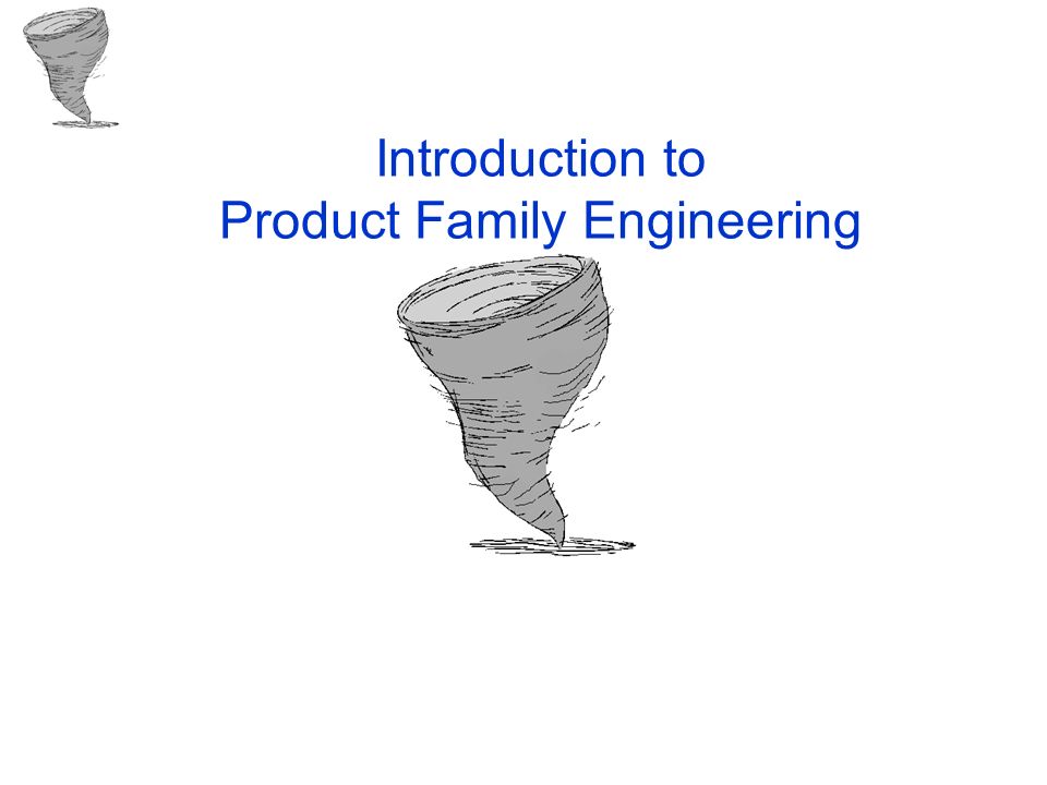 Introduction to Product Family Engineering