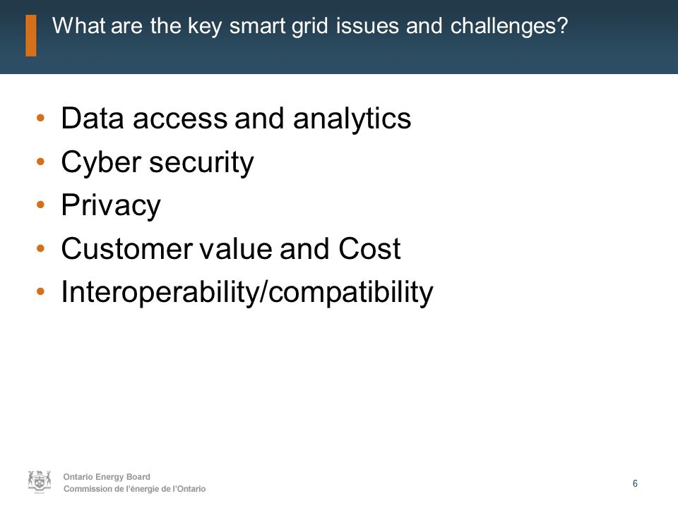 66 What are the key smart grid issues and challenges.