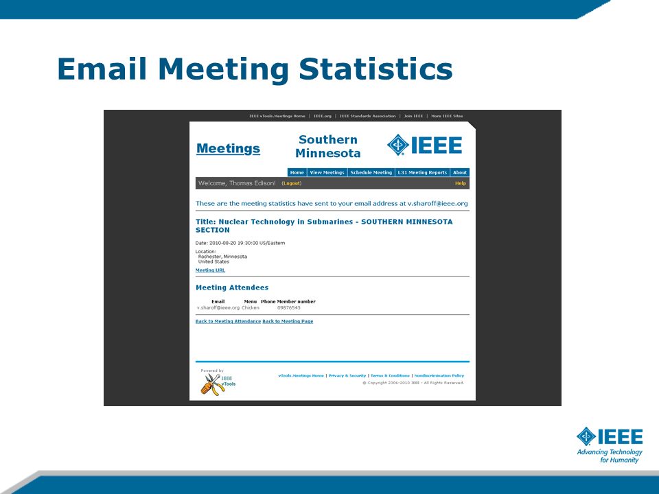 Meeting Statistics