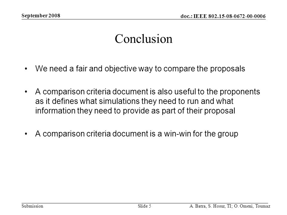 doc.: IEEE Submission September 2008 A.