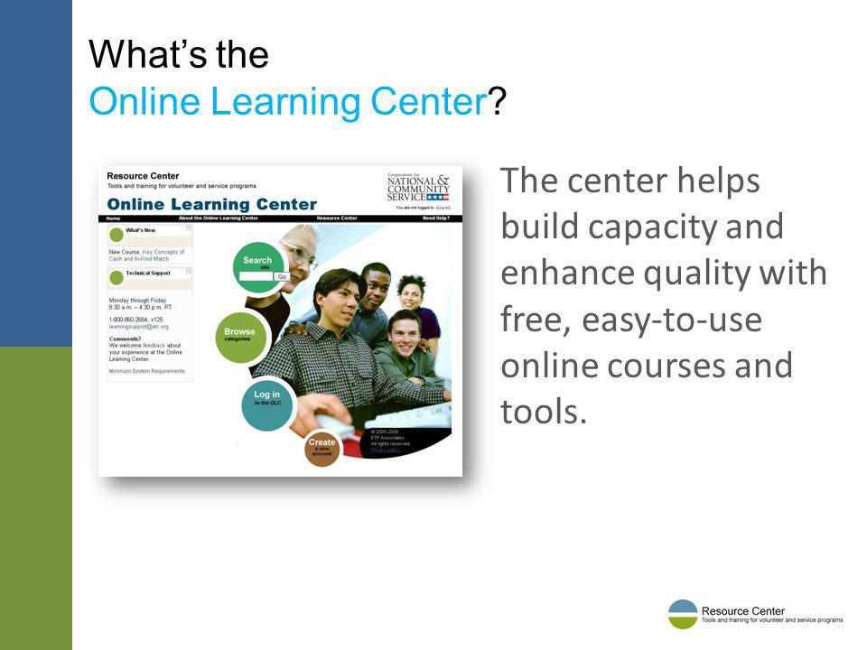 Whats the Online Learning Center.