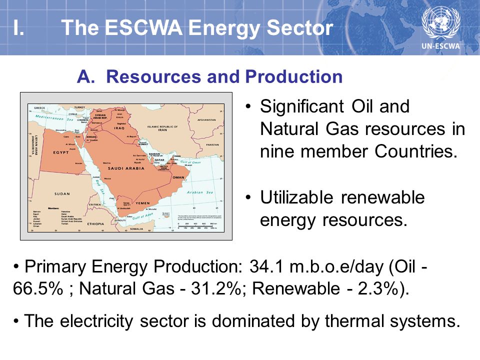 A. Resources and Production Significant Oil and Natural Gas resources in nine member Countries.