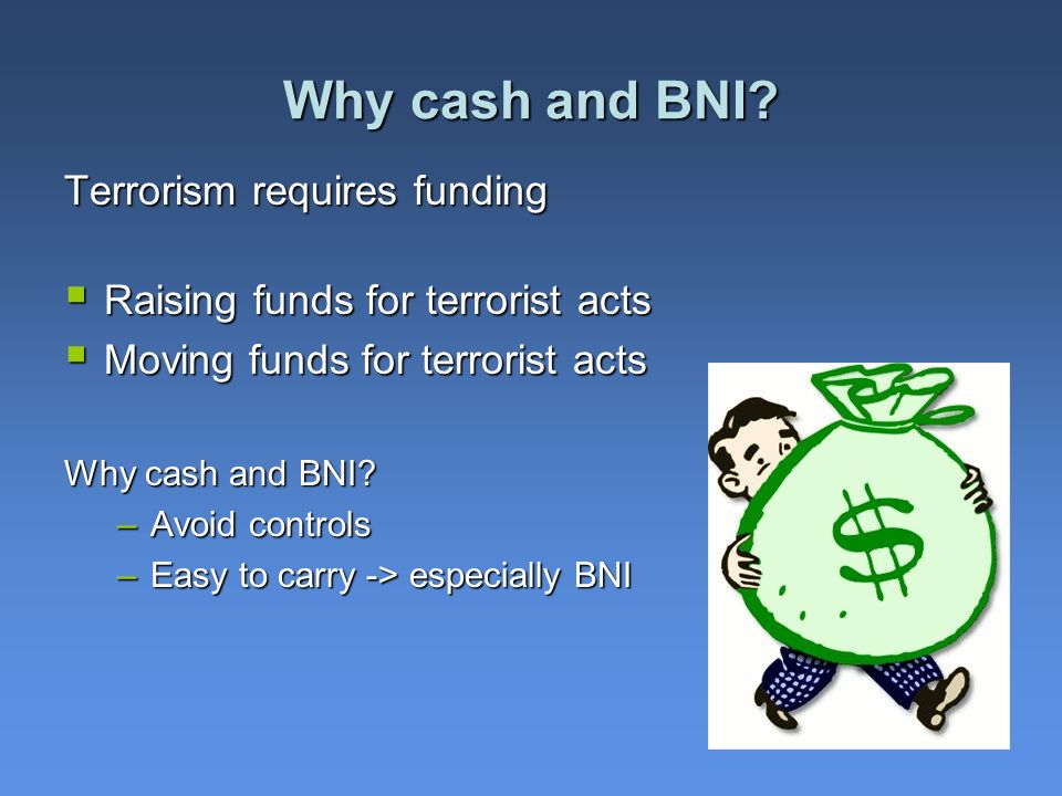 2 Why cash and BNI.