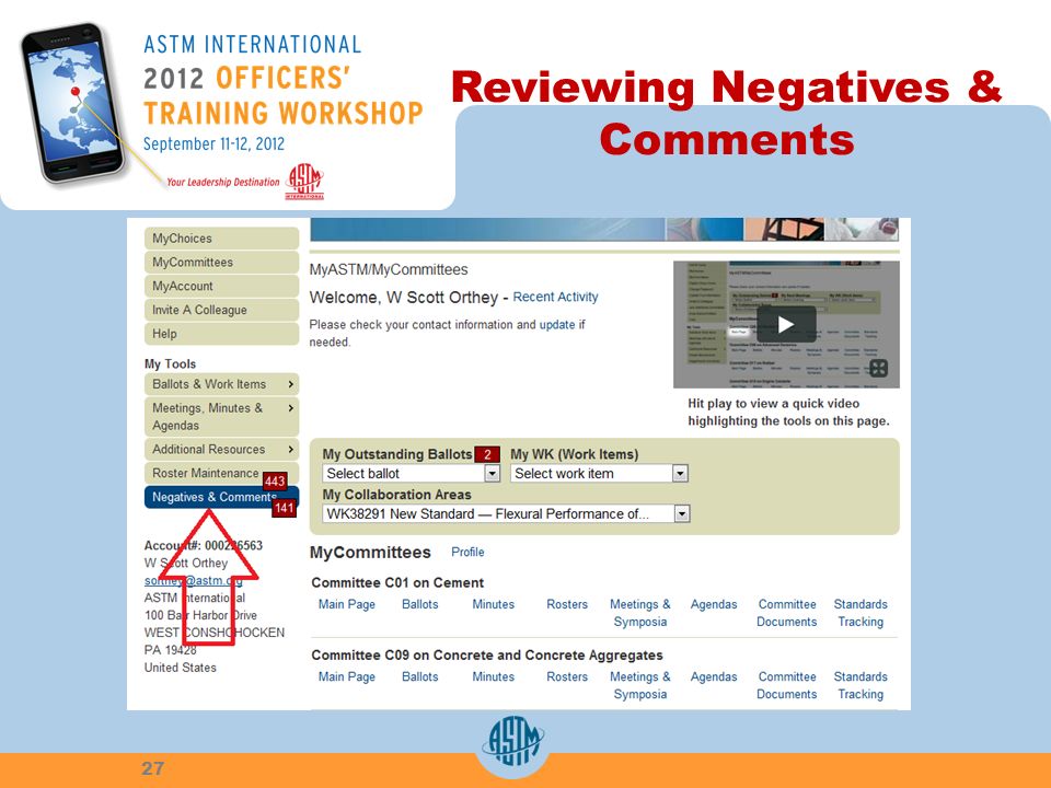 Reviewing Negatives & Comments 27