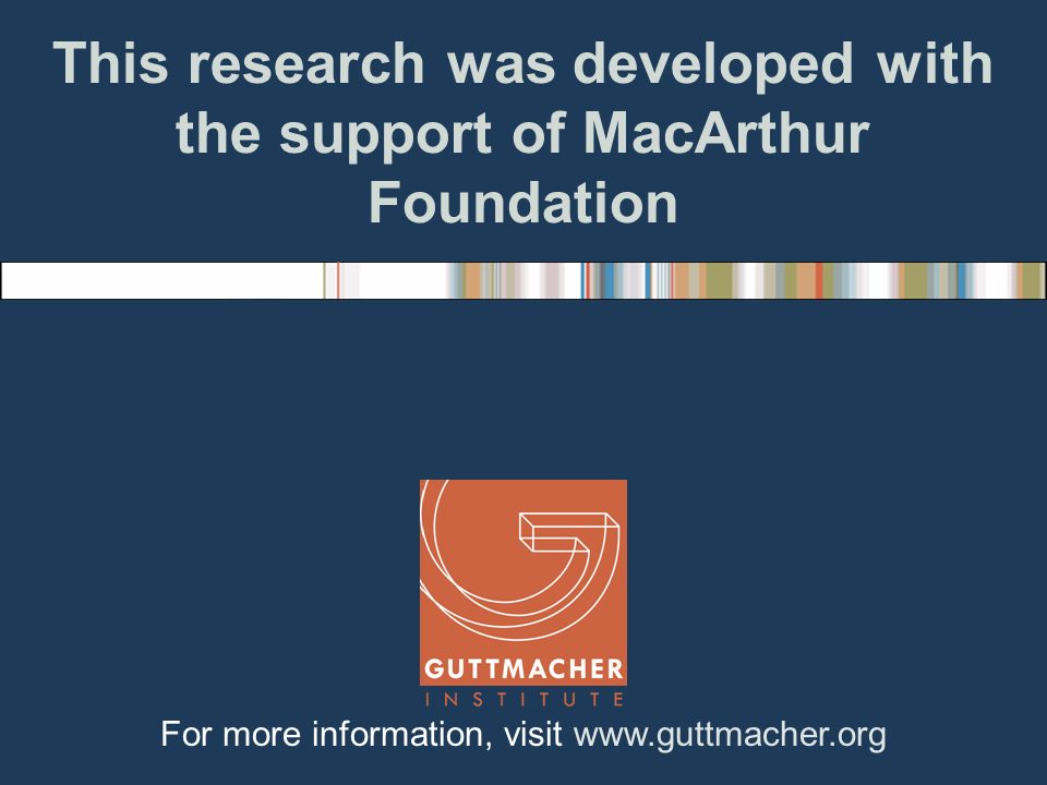 This research was developed with the support of MacArthur Foundation For more information, visit