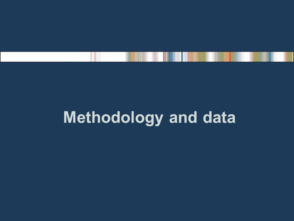 Methodology and data