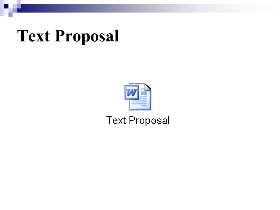 Text Proposal