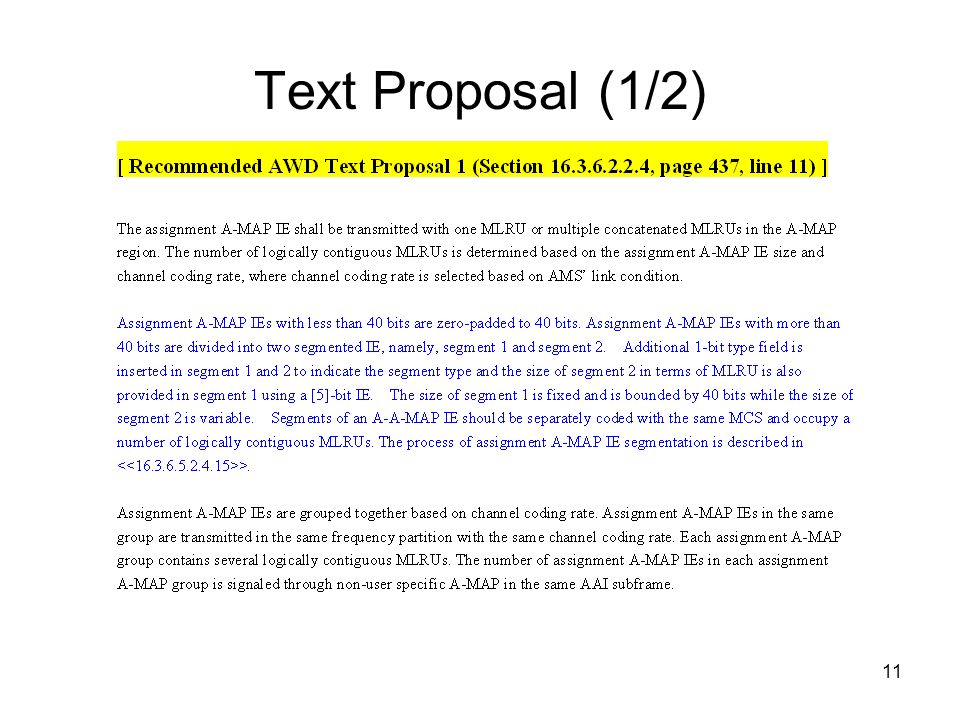 11 Text Proposal (1/2)