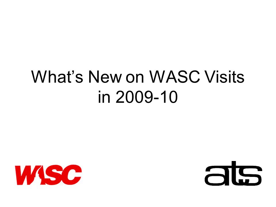 Whats New on WASC Visits in