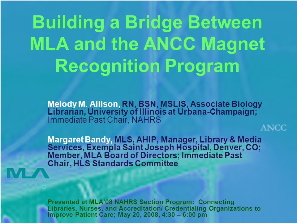 building a bridge between
