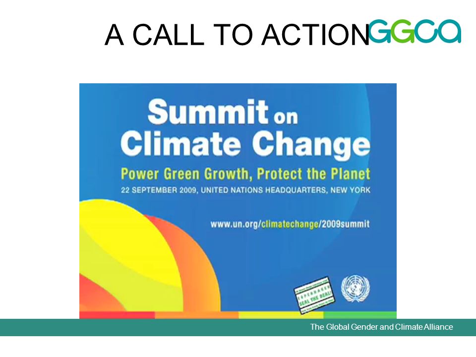 The Global Gender and Climate Alliance A CALL TO ACTION