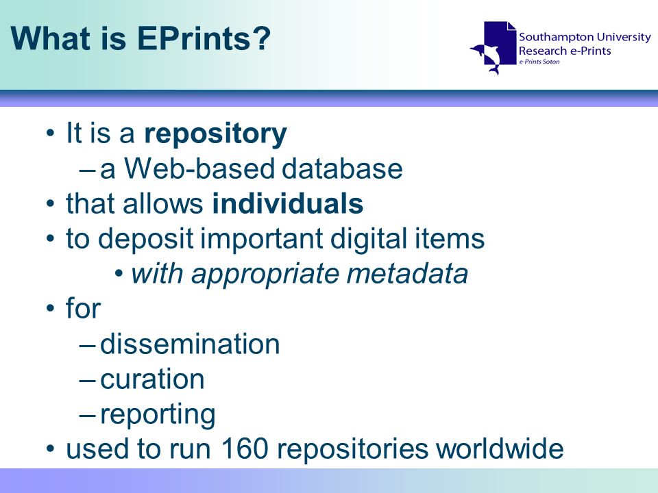 What is EPrints.