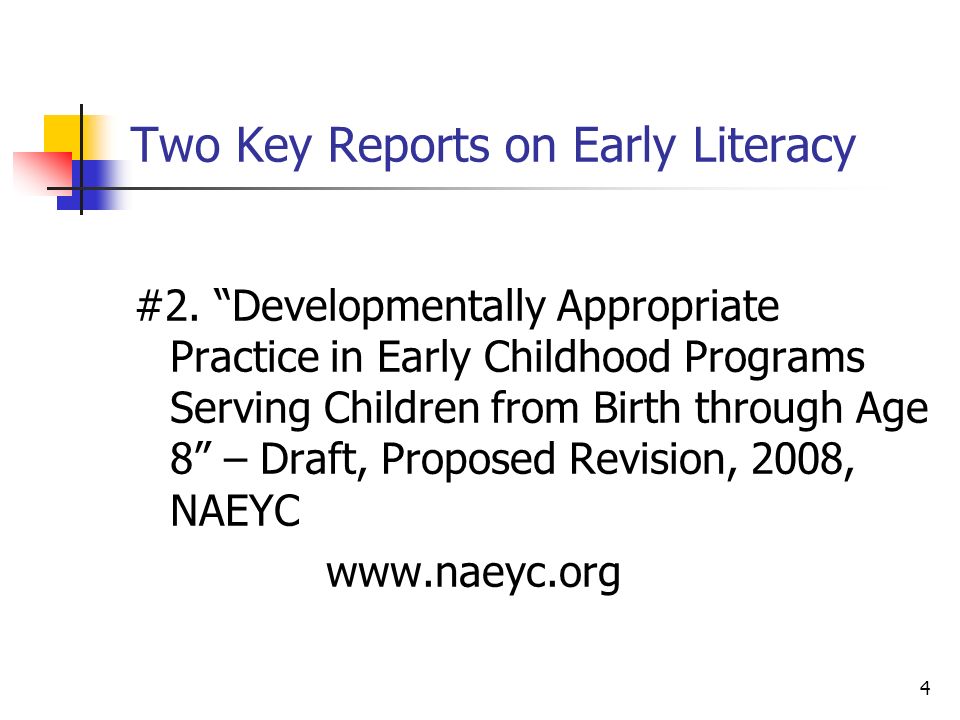 4 Two Key Reports on Early Literacy #2.