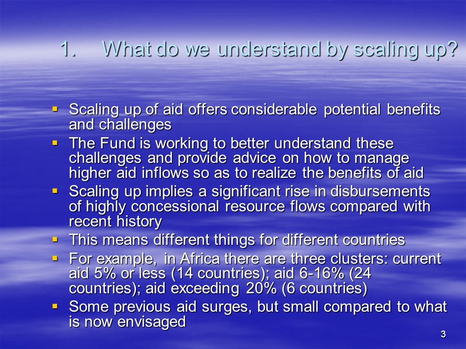 3 1.What do we understand by scaling up.