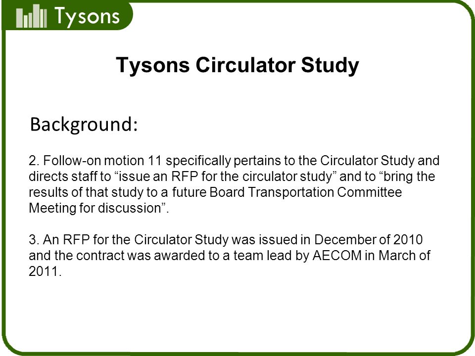 Tysons Tysons Circulator Study 2.