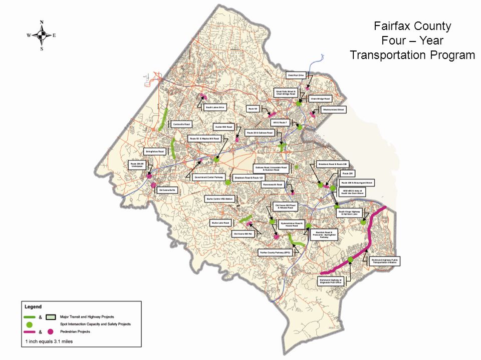 January 23, 2006 FAIRFAX COUNTY PEDESTRIAN TASK FORCE Fairfax County Four – Year Transportation Program