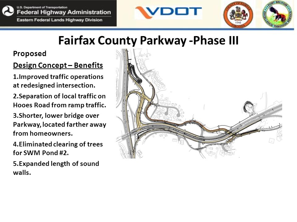 Proposed Design Concept – Benefits 1.Improved traffic operations at redesigned intersection.