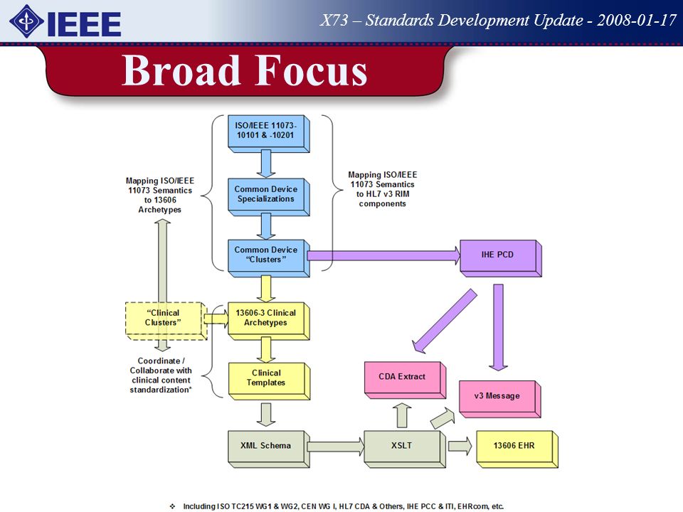 Broad Focus X73 – Standards Development Update